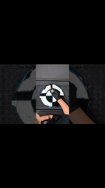 Monochrome Tie Dye #youtubeshorts #tiedye #monochrome #blackwhite #shorts