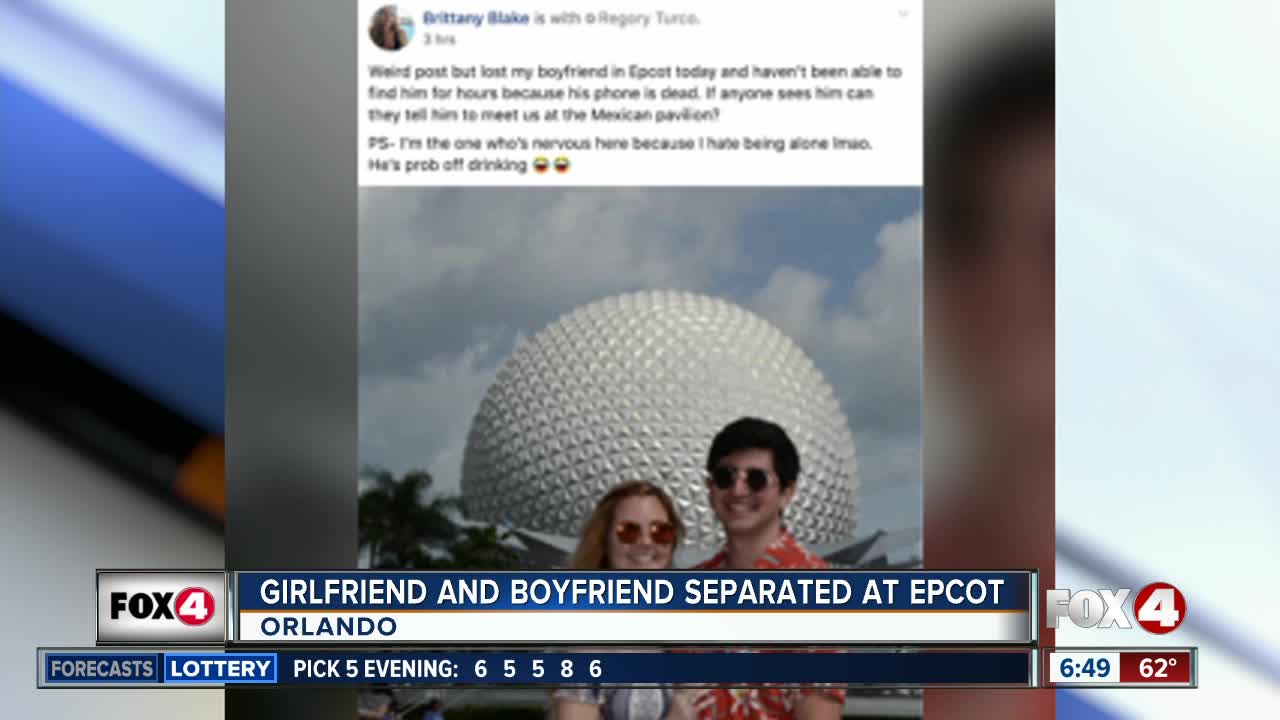 Boyfriend lost at Epcot, Facebook users unleash mass humor to find him