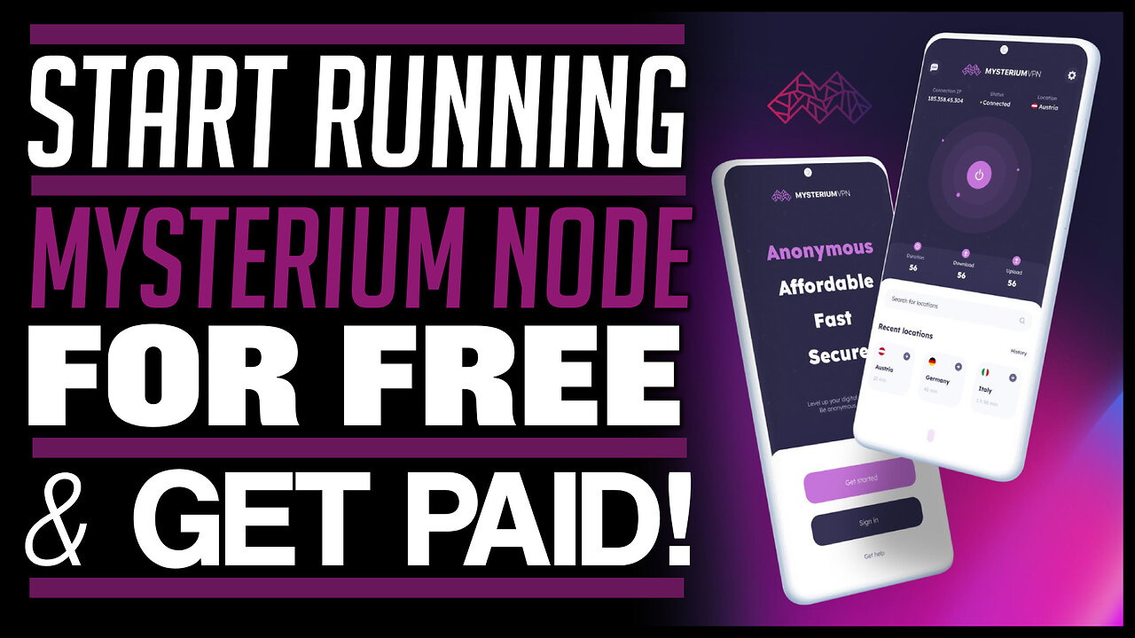 Run Mysterium Node For Free & Get Paid in Crypto!