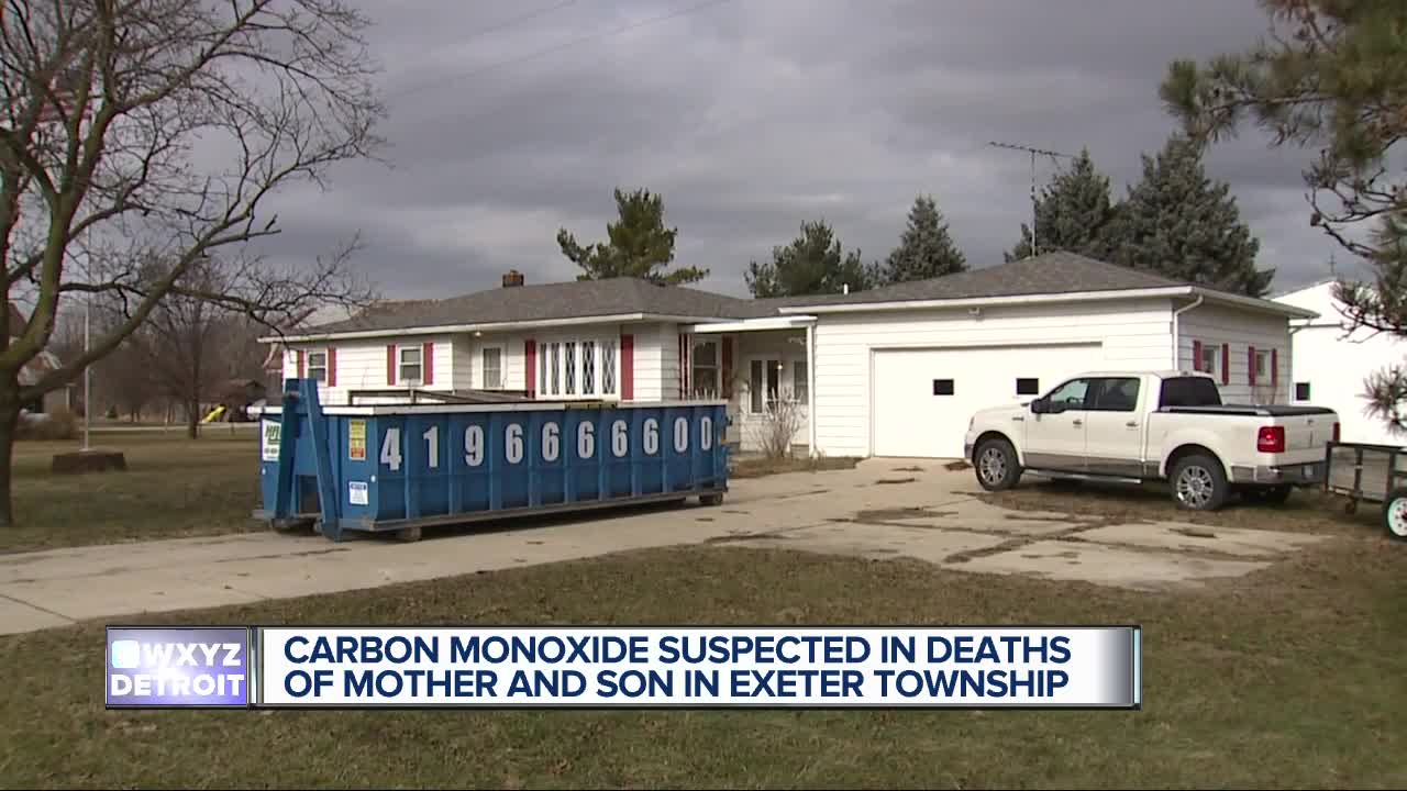 Mother, son found dead in suspected carbon monoxide deaths