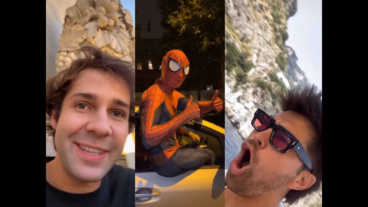 DAVID DOBRIK MEETS SPIDER-MAN IN PARIS 😂😍 VLOG SQUAD STORIES