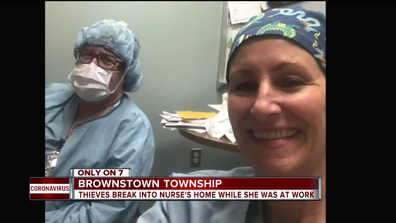 Thieves break into nurse's home while she was at work