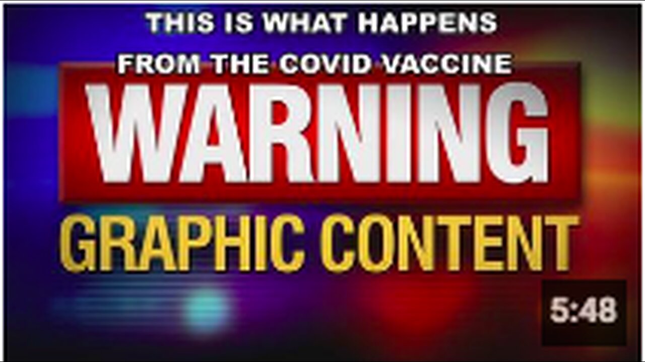 THIS IS WHAT HAPPENS TO THOSE GETTING THE COVID VACCINE - THEY ARE KILLING EVERYONE!