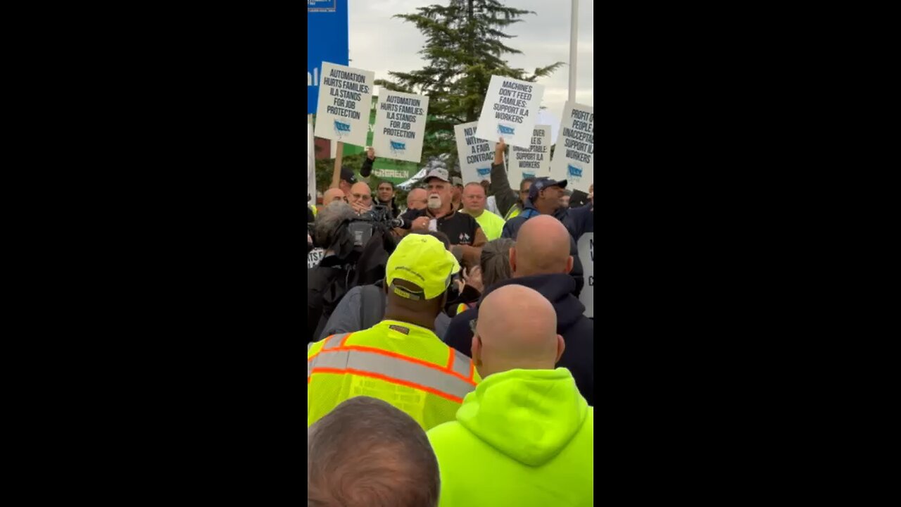 ILA NJ STRIKE HAS BEGUN