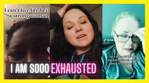 Modern Women Are EXHAUSTED By The Independent Life | Modern Women Tik Toks Reaction