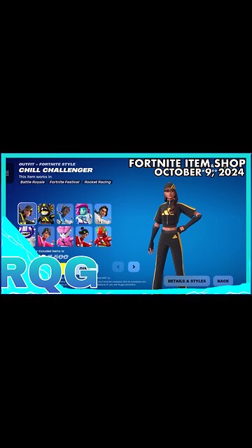 THREE STRIPE SQUAD & MOFF GIDEON ARE BACK! FORTNITE ITEM SHOP (October 9, 2024)
