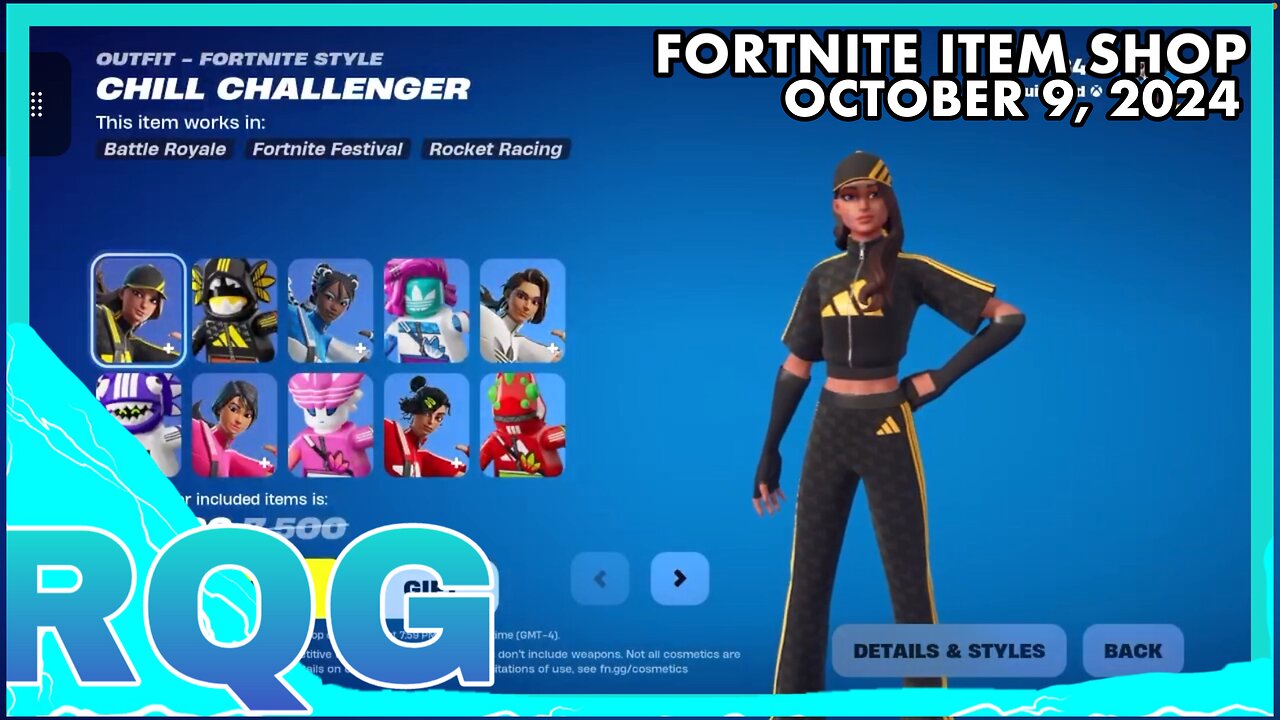 THREE STRIPE SQUAD & MOFF GIDEON ARE BACK! FORTNITE ITEM SHOP (October 9, 2024)