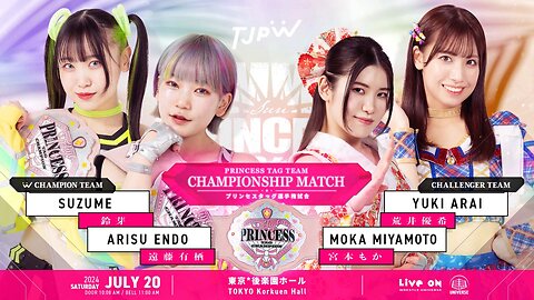 Daisy Monkeys Vs Moka Miyamoto & Yuki Arai (TJPW Summer Sun Princess 2024) Highlights