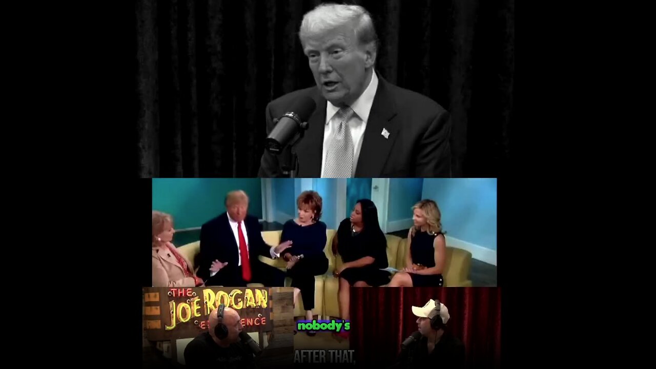 Rogan & Trump Shed Light on Trump’s 2015 Appearance on The View