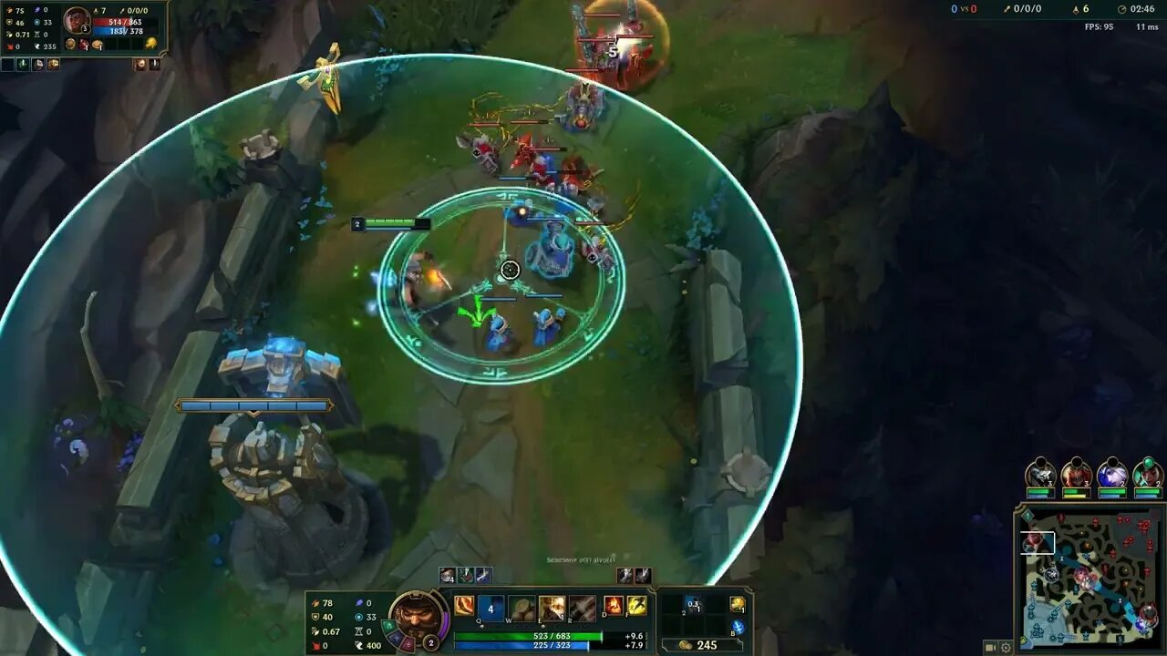 K'Sante VS Gangplank early game 1v1 | AC 146