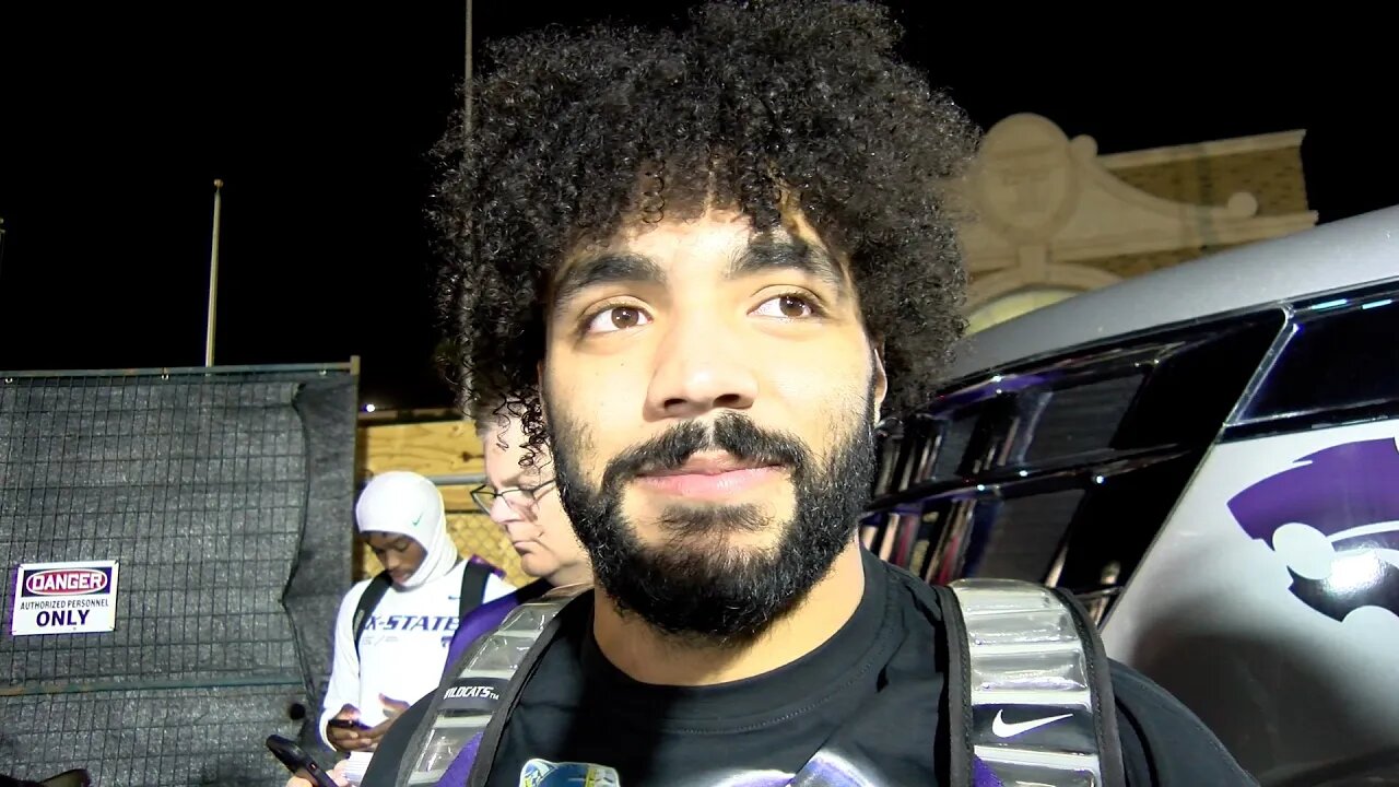 Kansas State Football | Kobe Savage Postgame Interview | K-State 38, Texas Tech 21