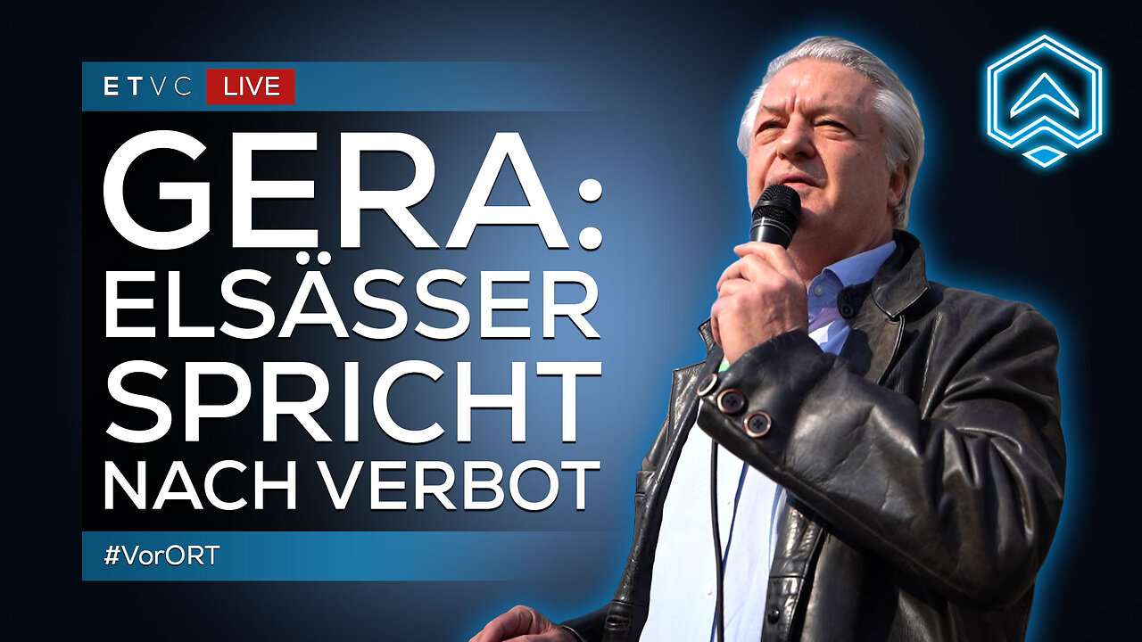 🟥 LIVE | GERA: Elsässer spricht nach COMPACT-Verbot | #VorORT