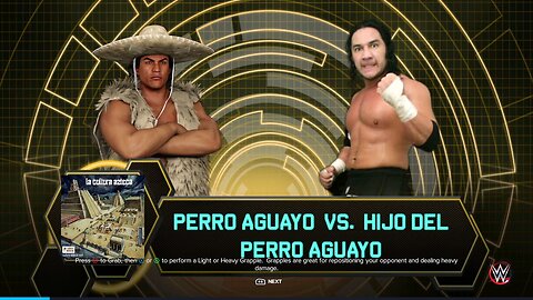 WWE 2k23 Perro Aguayo vs Hijo Del Perro Aguayo