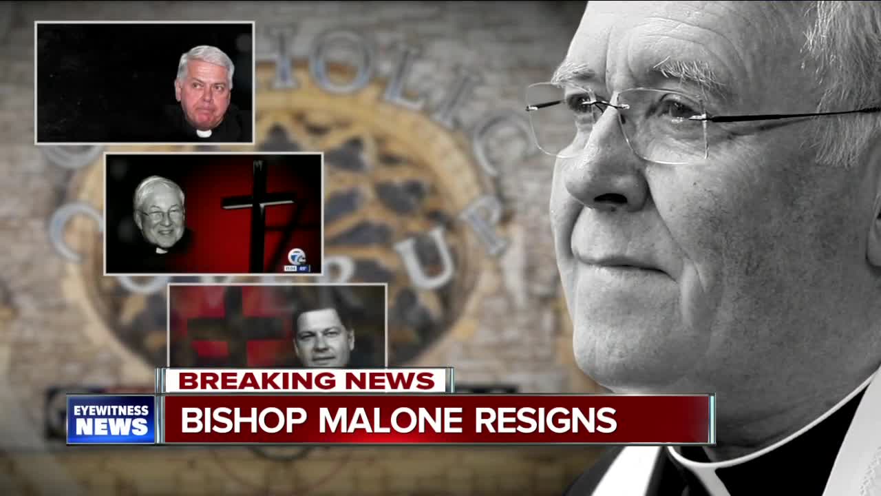 Buffalo Catholic Diocese Bishop Richard Malone resigns