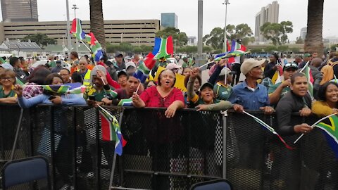 SOUTH AFRICA - Cape Town - Springbok Trophy Tour (Video) (4SR)