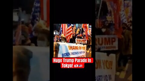 Massive Parade Supporting Donald Trump #shorts #trump