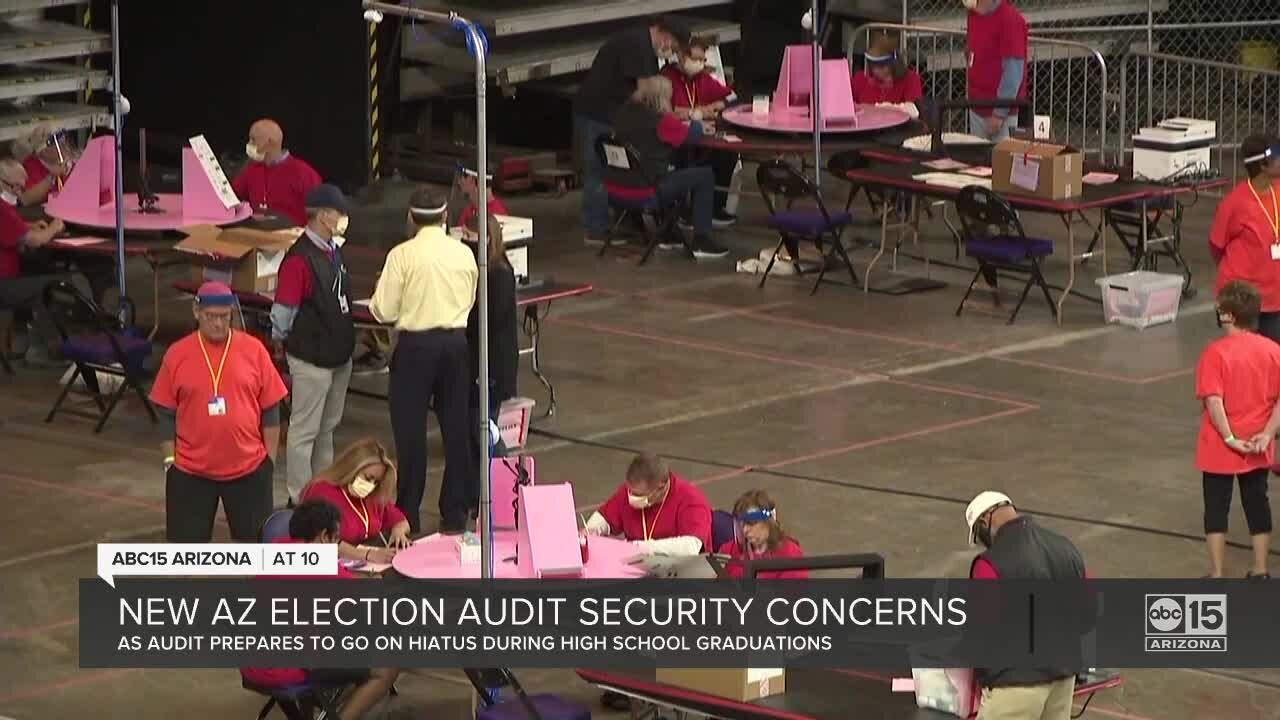 New Arizona election audit security concerns