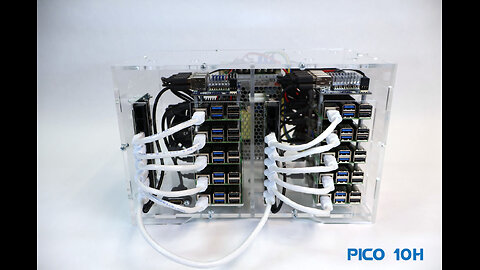 PicoCluster Raspberry PI 5 10H Cluster