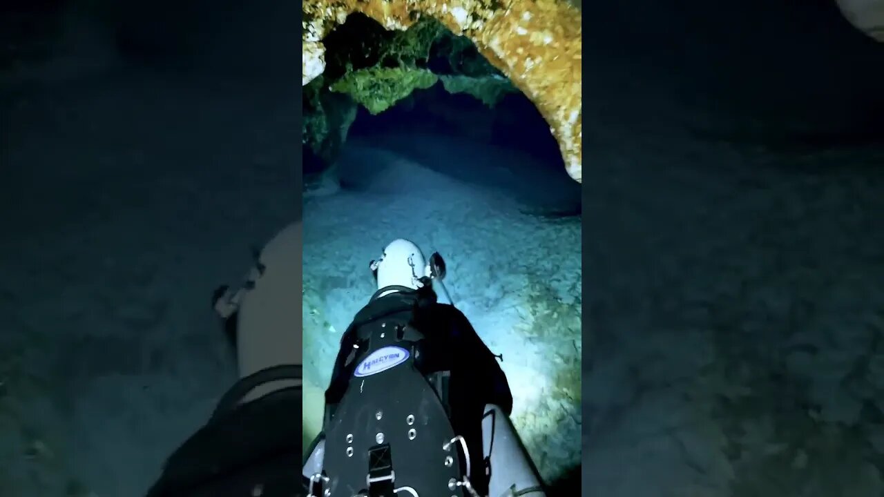 Underwater Cave Exploration #shorts