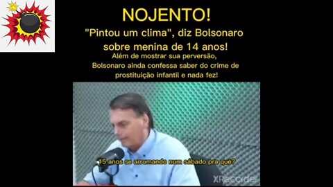 💥 URGENTE! - JANONES APRESENTA PROVA DE P3DOFILI@ CONTRA BOLSONARO!