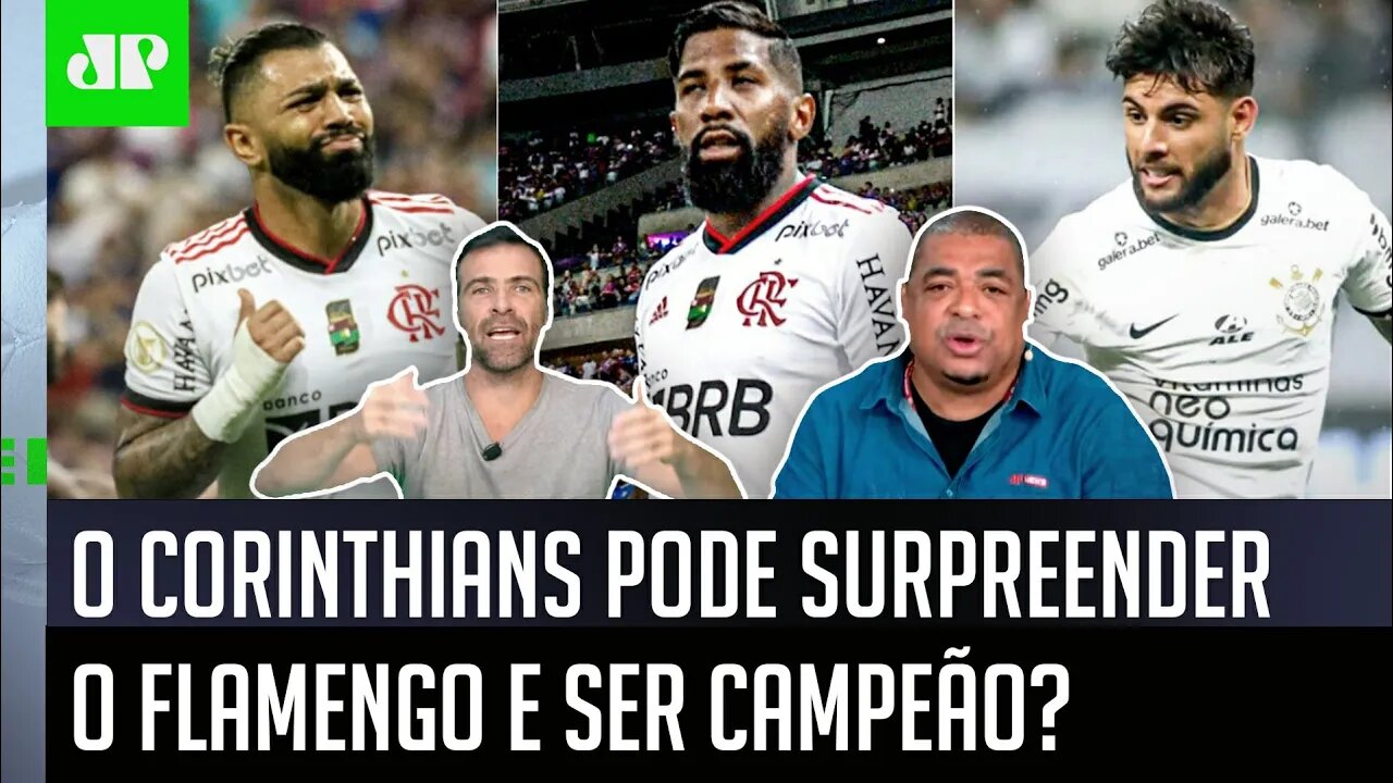 "É pra ficar DE OLHO, hein? O Flamengo TÁ CAINDO, e o Corinthians..." OLHA esse DEBATE!