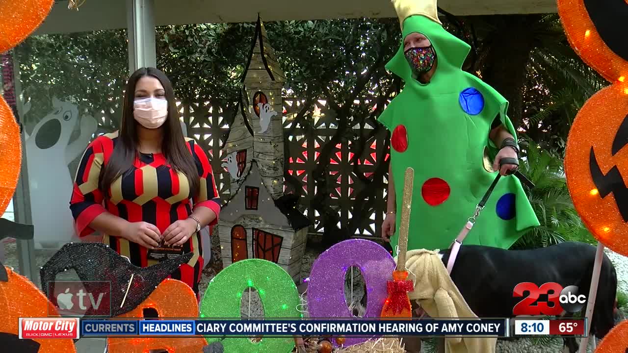 Halloween costume parade for local nursing homes