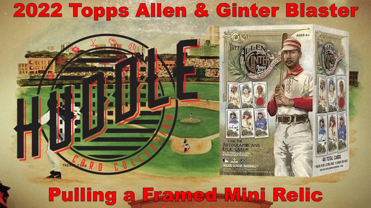 SWEET!! Pulling A Framed Mini Relic Out OF A 2022 Topps Allen & Ginter Blaster