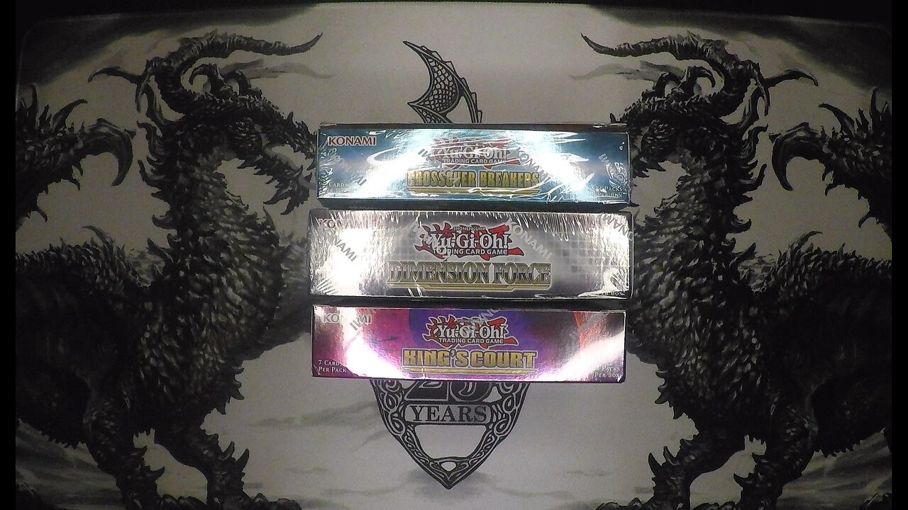 Yu-Gi-Oh Multi-box opening! Crossover Breakers, King's Court and Dimension Force