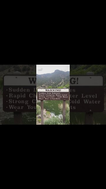 This fishing spot comes with a WARNING⚠️