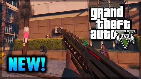 GTA 5 PS4 - FREE Railgun in GTA 5 Next Gen! (GTA 5 Gameplay)