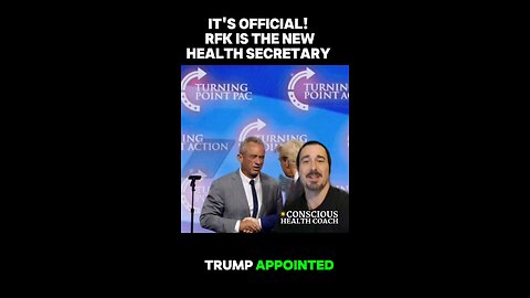 It's official!!! RFK is the new Health Secretary 🧡🤙😎🌞