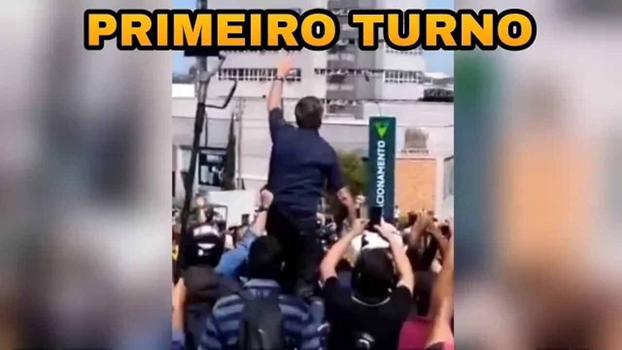 Vai ser no primeiro turno com Bolsonaro