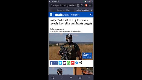 Mail Online 02/10/2024 Ukrainian sniper killed 113 Russian ?