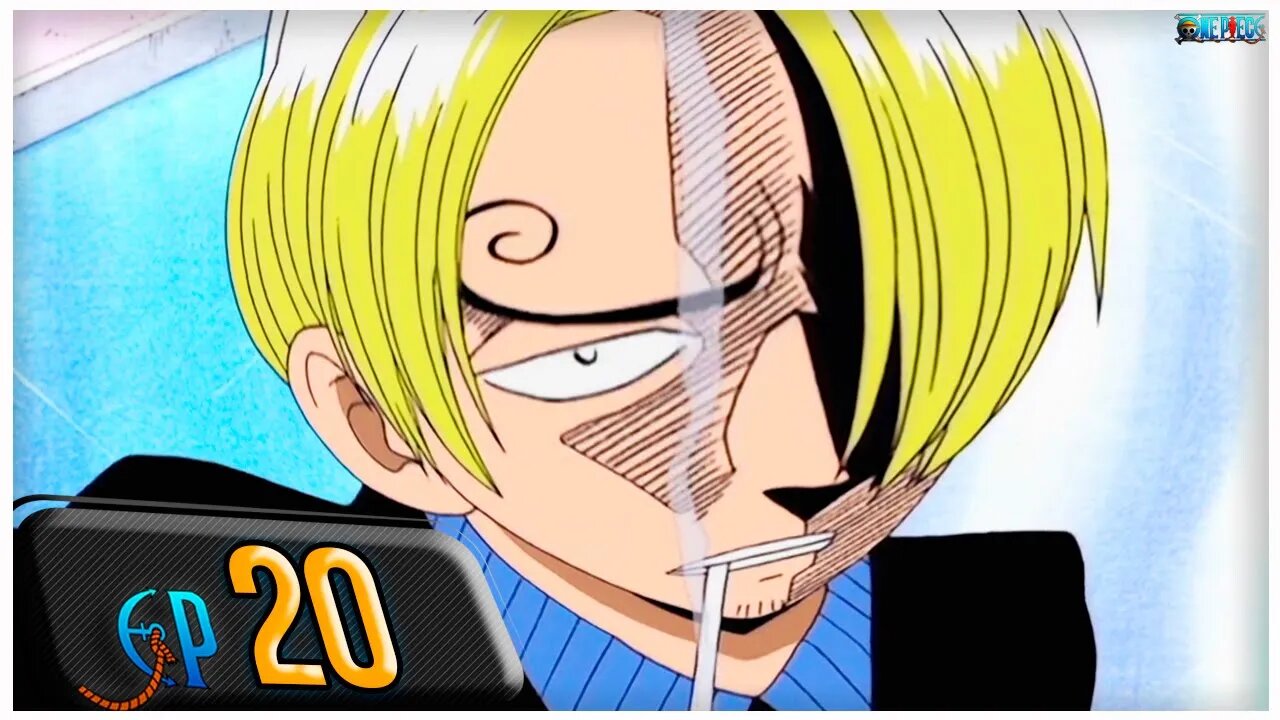 O FAMOSO COZINHEIRO. SANJI DO RESTAURANTE FLUTUANTE! (RESUMO ONE PIECE EP 20)