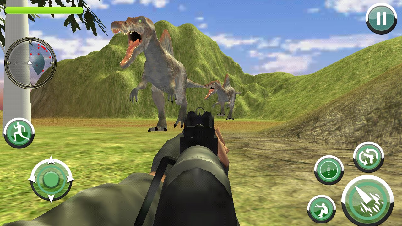 Jurassic Dinosaur Wild Jungle Shooter #4 Dinosaur Hunter tyranosaurus REX Gameplay Android HD