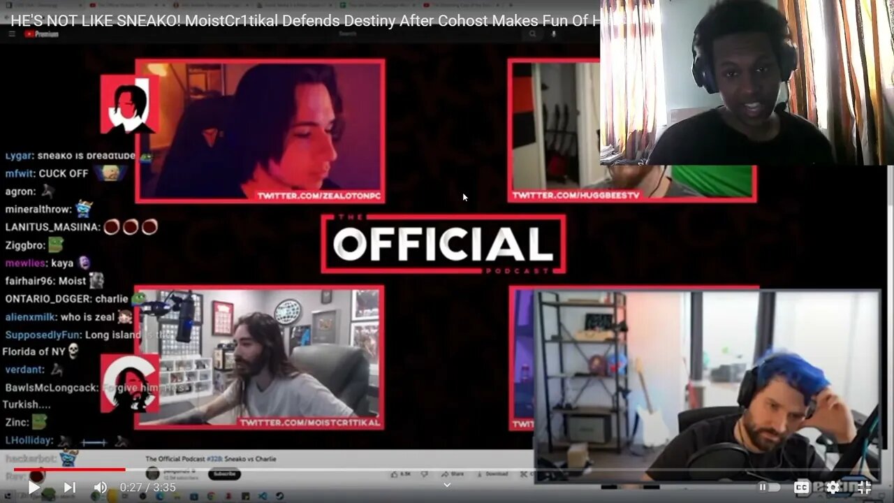 MOIST CR1TIKAL DEFENDS DESTINY FOR BEING A CUCK!