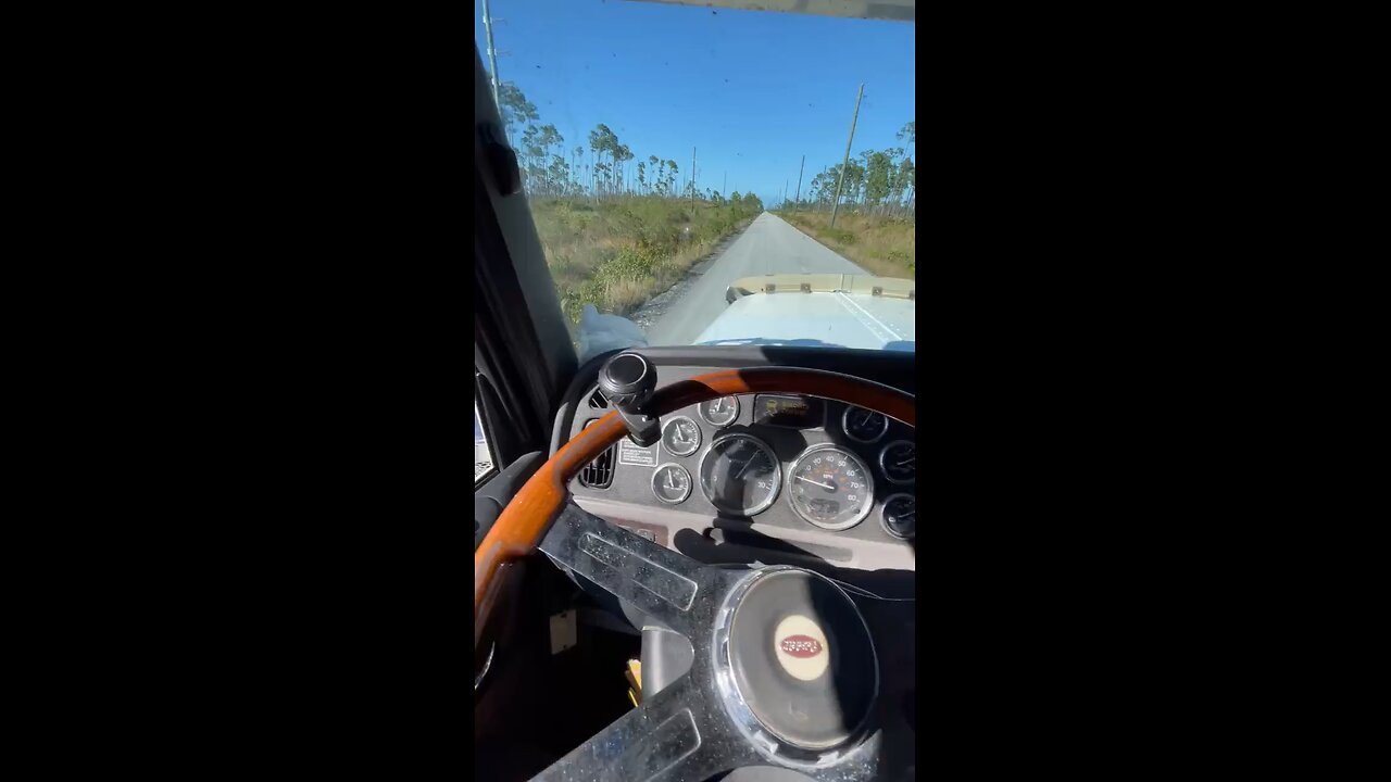 TRUCK DRIVING POV