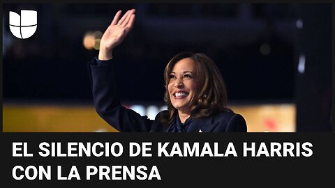 Kamala Harris continúa sin dar entrevistas: ¿a qué se debe su silencio con la prensa? Lo analizamos