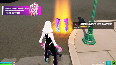 Fortnite Just Added SPIDER GWEN'S Mythic Web Shooters!