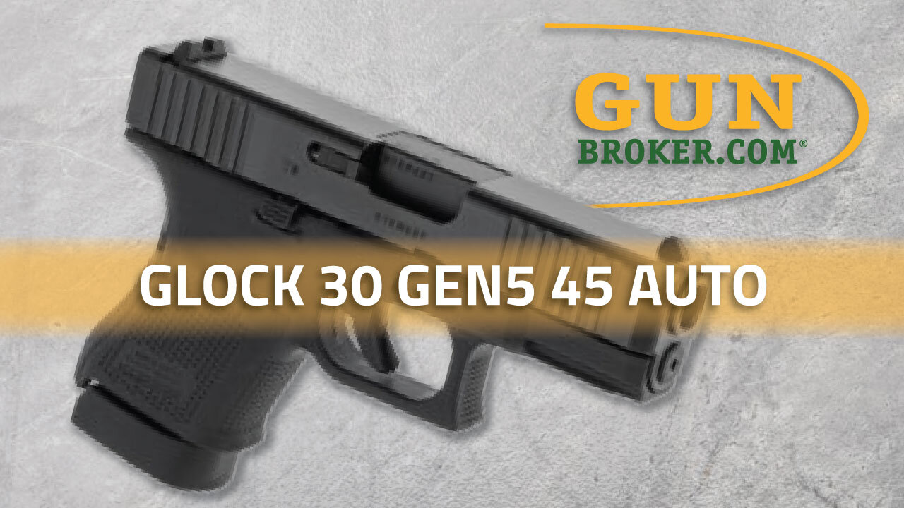 Features of Glock 30 Gen5 45 Auto Subcompact Pistol