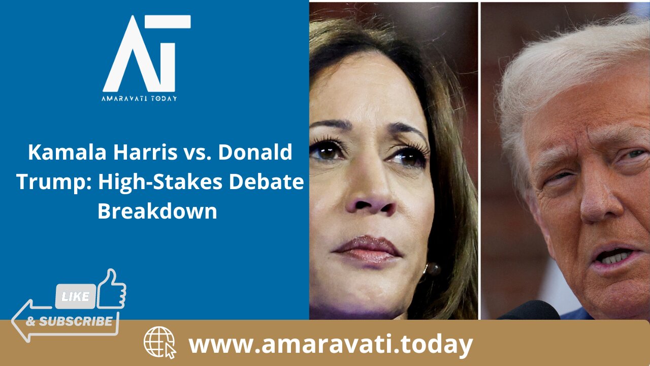 Kamala Harris vs Donald Trump High Stakes Debate Breakdown | Amaravati Today