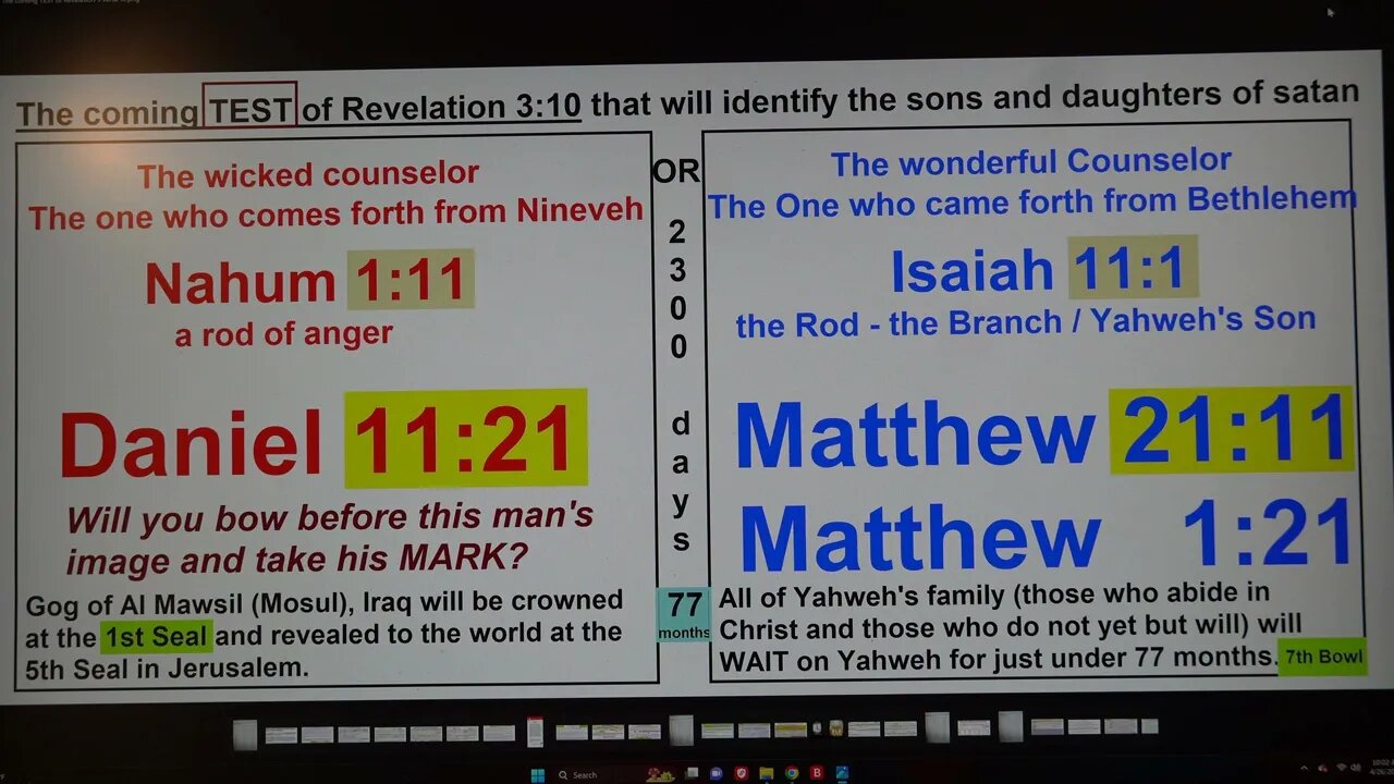 The coming TEST of Revelation 3 verse 10