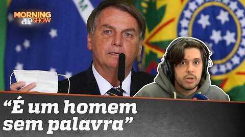 Bolsonaro quer vacinados sem máscaras