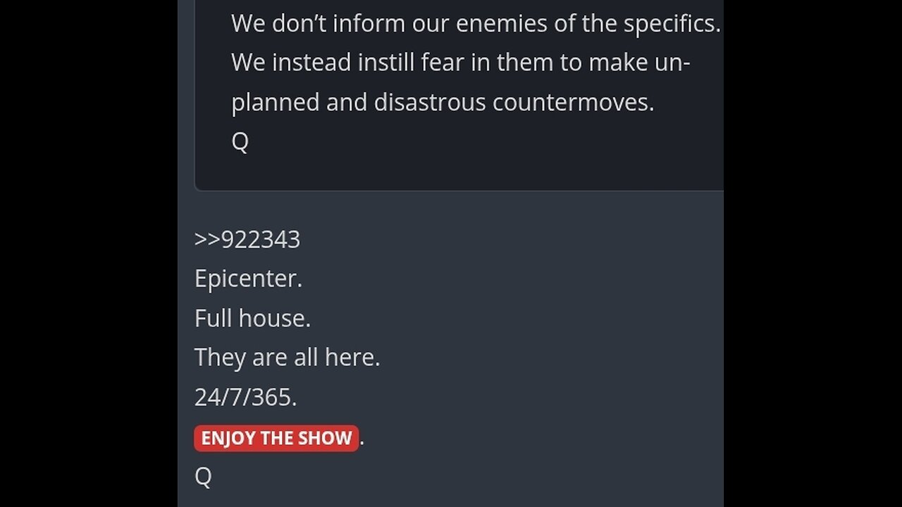 Trump Truth - The Holy See & Vatican - The Show's Getting Ready To Start! 🍿