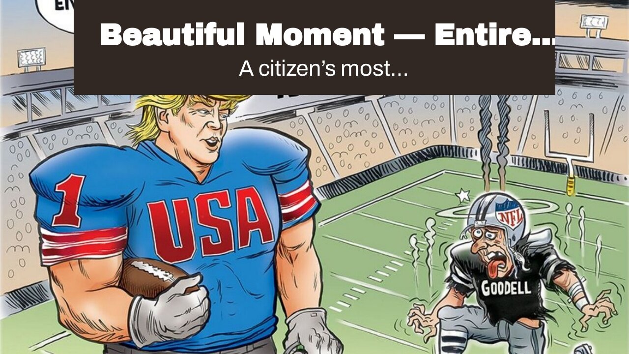 Beautiful Moment — Entire NFL stadium takes over… Sings the National Anthem…