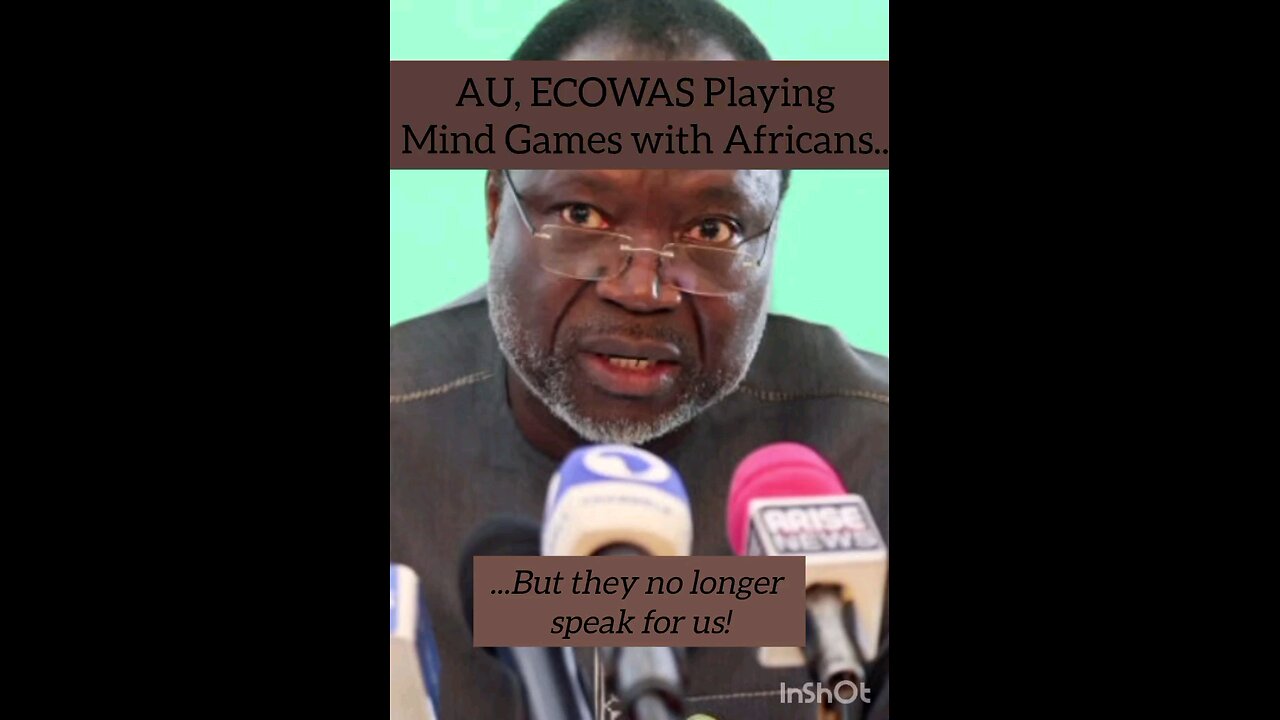 AU, ECOWAS Does Not Speak for Us