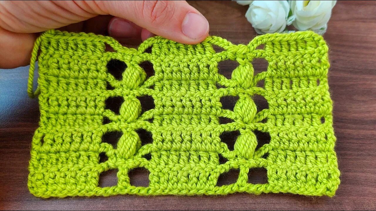 📌 I made a great knitting model for you, you will love it #crochet #knitting