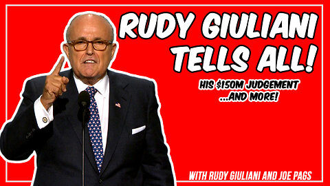 Rudy Giuliani Reacts to the Ridiculous $150M Ruling Against Him and More!