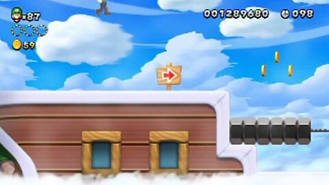 New Super Luigi U Walkthrough Part 9: Sunny Day