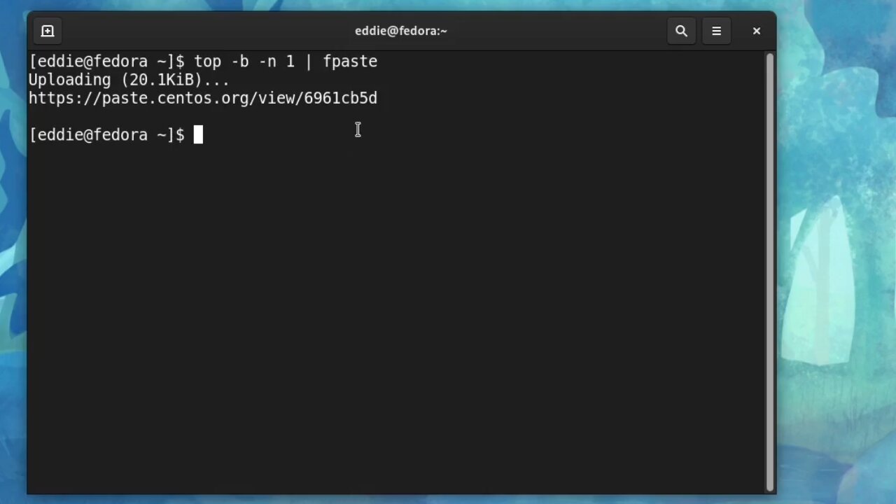 Copy and Share Data from the Terminal in Fedora 34